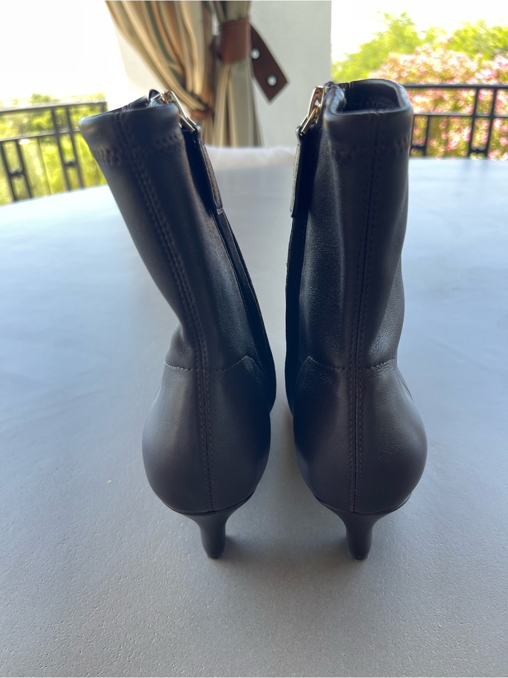 Favorite Daughter Sasha Brown Leather Kitten Heel Booties | 6.5 designer - Picture 12 of 14